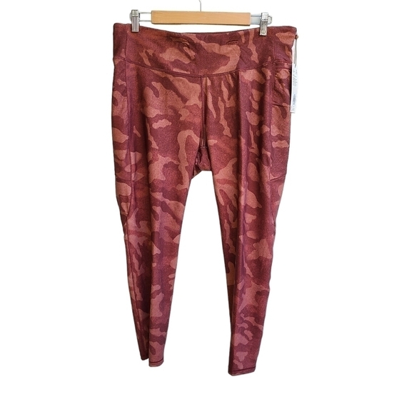 Calia Energize 7/8 Leggings in Soft Camo Terra Cotta, Size XS - Picture 3 of 11